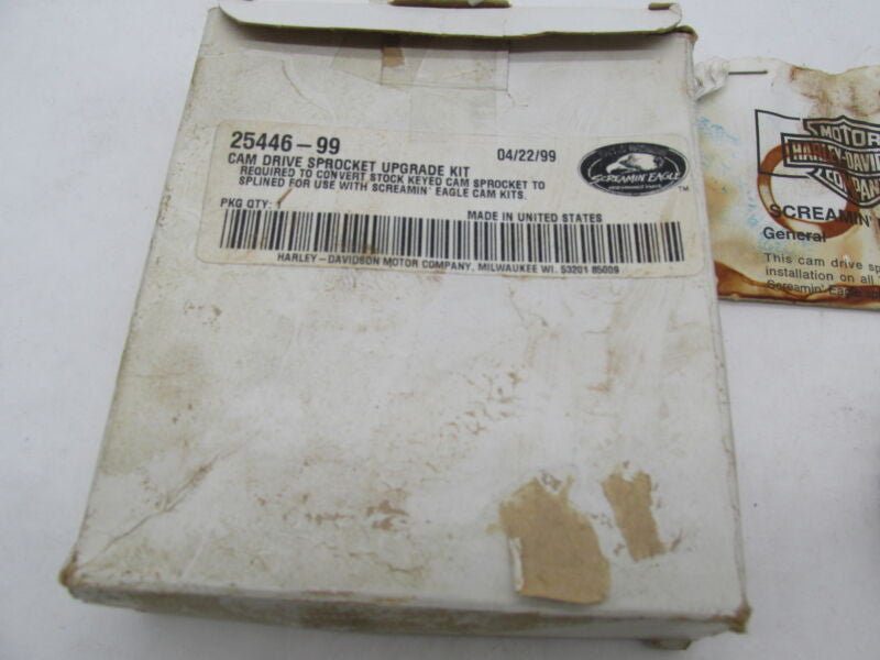 Harley Genuine NOS Screamin Eagle Cam Drive Sprocket Upgrade Kit 25446-99