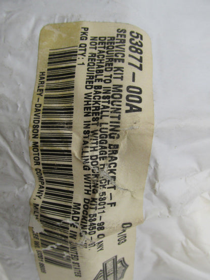 Harley Davidson Genuine NOS Service Kit Mounting Bracket  53877-00A