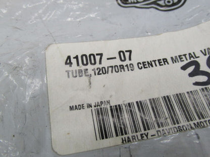 Harley Davidson Genuine NOS 120/70R19 Center Metal Valve Tire Tube 41007-07