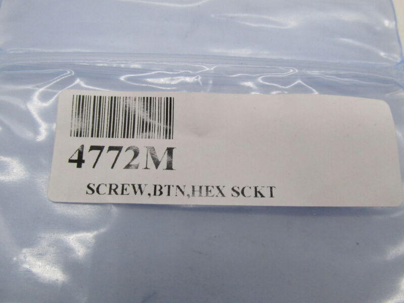 Lot of 6 Harley Davidson Genuine NOS Hex Socket Button Head Screws 4772M