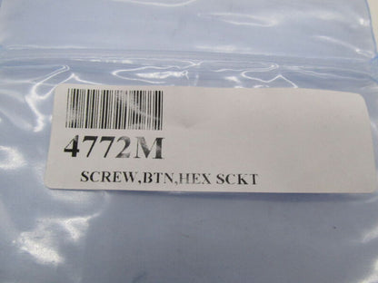 Lot of 6 Harley Davidson Genuine NOS Hex Socket Button Head Screws 4772M