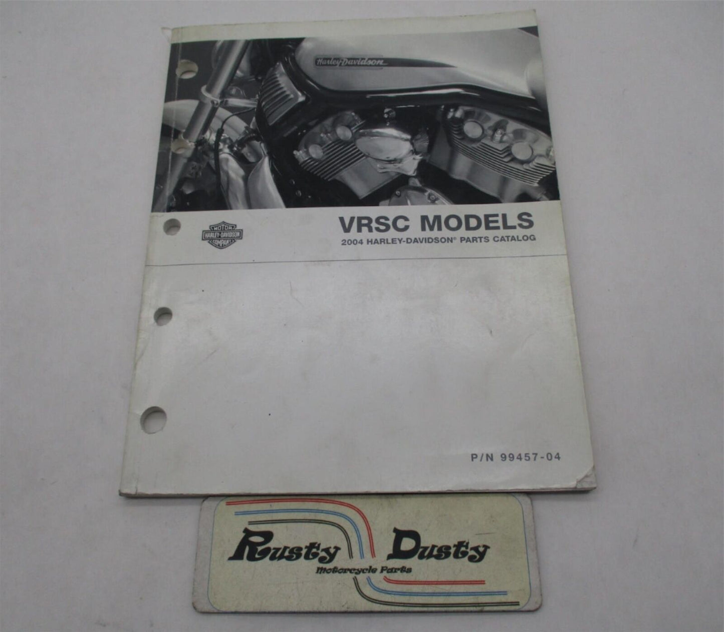 Harley Davidson Genuine Oficial Factory 2004 VRSC Parts Catalog 99457-04
