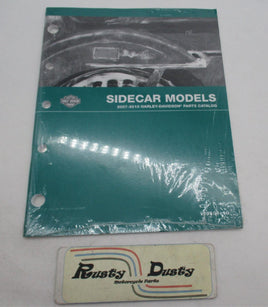 Harley Davidson Official Factory 2007-2010 Sidecar Models Parts Catalog 99604-10