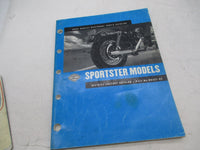 Harley Davidson Official Factory 2002 Sportster Parts Catalog 99451-02