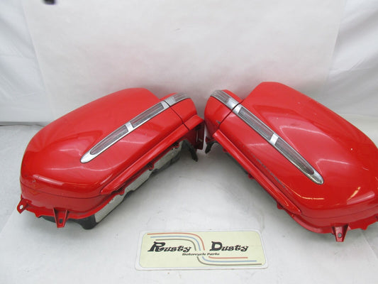 Pair of Honda Goldwing GL1800 Red Left & Right Saddlebags MCA-0000 81231