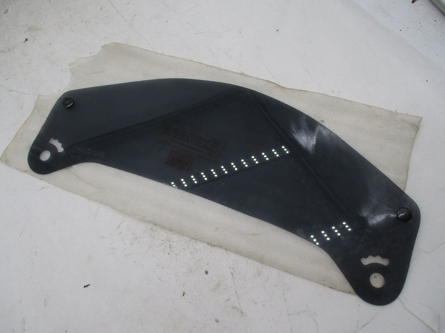 Vintage Motorcycle Smoked Helmet Visor Shield Flat JHI-12 FC-56