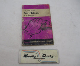 Pitman's Motorcyclist's Library The Book of Matchless W.C Haycraft Manual Book