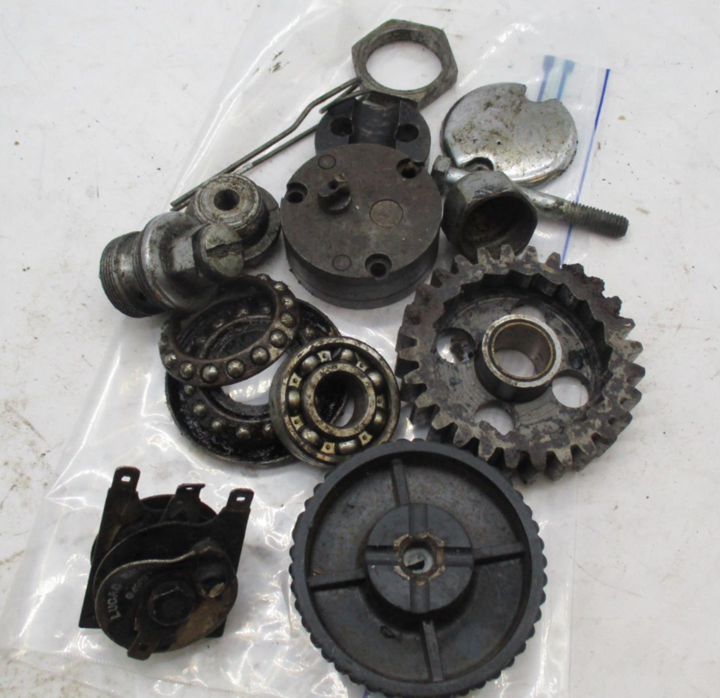 Mixed Lot of Vintage Genuine AJS Matchless Motorcycle Parts