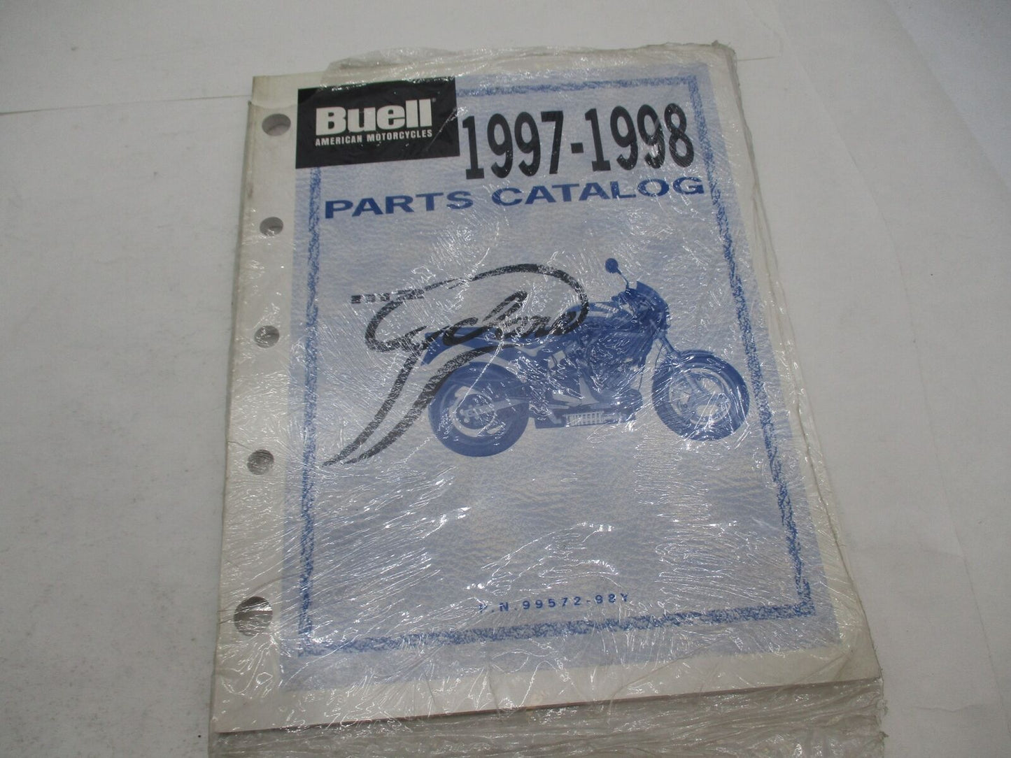 Harley Davidson Buell Official Factory 1997-1998 Parts Catalog 99572-98Y