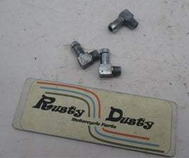 Lot of 3 Harley Davidson Genuine NOS Degree Elbow Fittings 63554-90