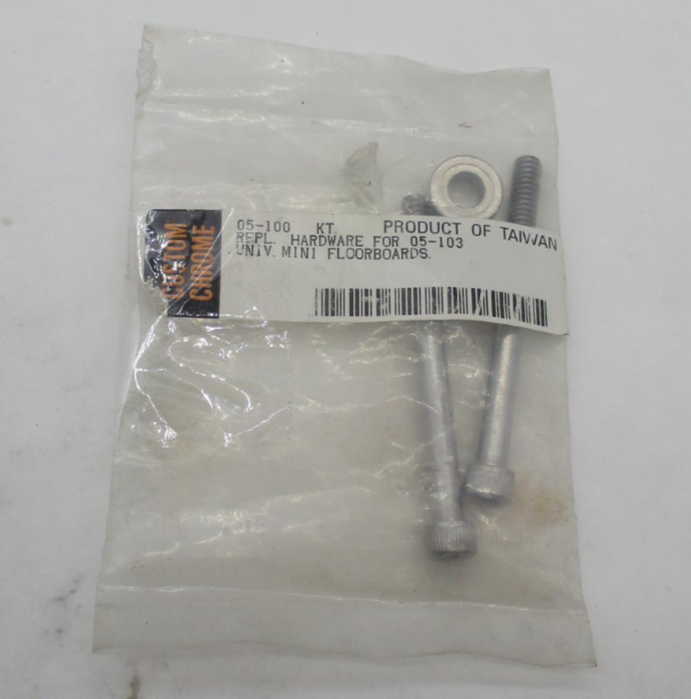 Custom Chrome Harley Davidson Mini Floorboard Replacement Hardware 05-100