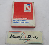 GENUINE 1953-64 Harley 74" Panhead .040+ Piston Rings 22360-53 NOS