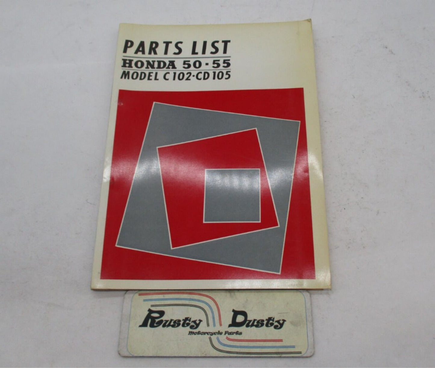 Honda Motor Co. Factory 50 55 C102 CD105 Parts List Catalog