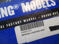 Harley Buell Official Factory NOS 2005 Lightning Service Manual 99490-05Y