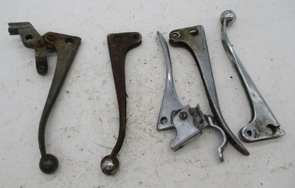 Mixed Lot of Vintage British Motorcycle BSA Norton Hand Control Levers