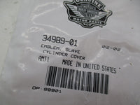 Harley Davidson Genuine NOS Slave Cylinder Cover Emblem 34989-01