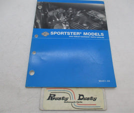 Harley Davidson Official Factory 2005 Sporster Parts Catalog 99451-05