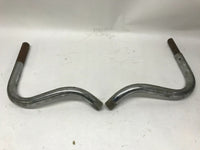 Harley Ironhead Sportster 2 Piece Buckhorn Handlebars Bars Left & Right XLH XLCH