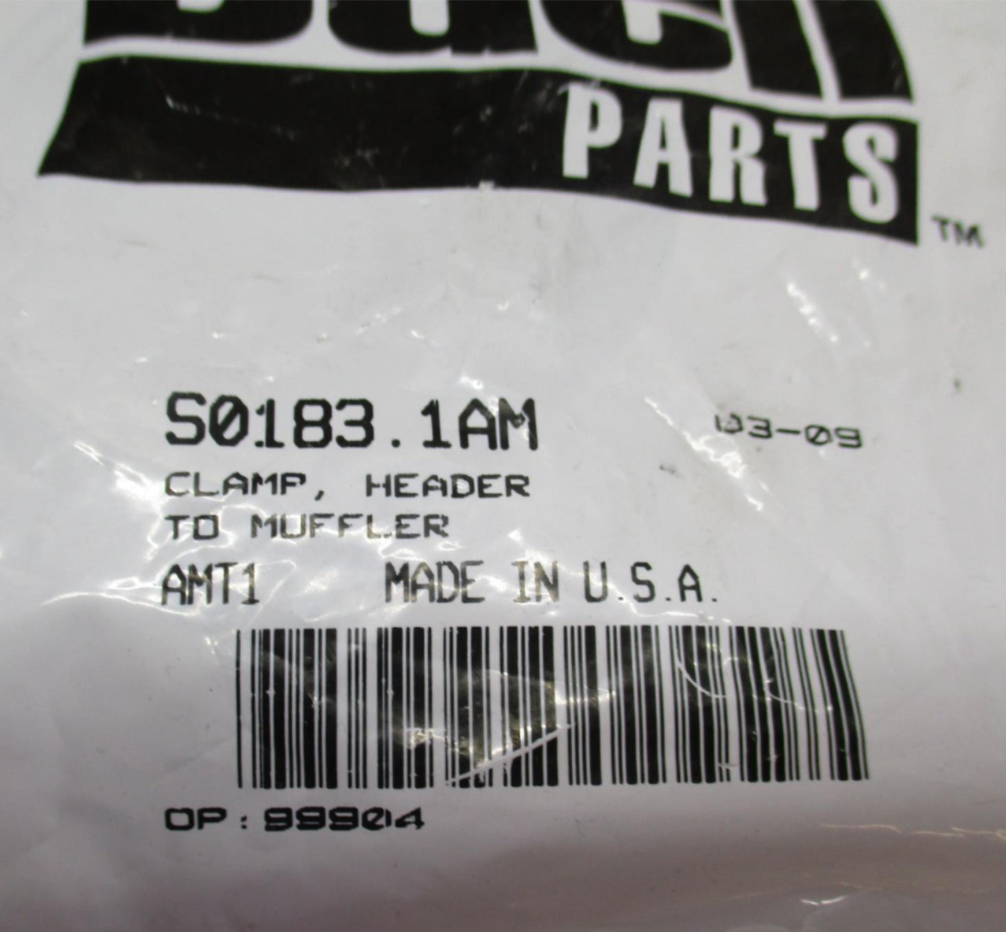 Harley Davidson Buell Genuine Clamp Header to Muffler S0183.1AM