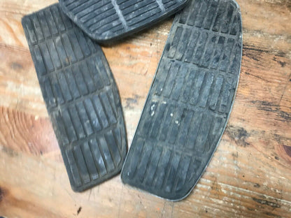 Mixed Lot of (3) Harley Davidson Floorboard Rubber Inserts Pad Footboard