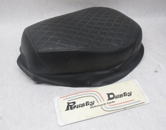 Vintage Motorcycle Boss Custom Diamond Stitched Solo Seat Vintage Y-2A BSA