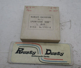 Harley Davidson NOS Dixie Sportster 1000cc Piston Ring Set 0.060 17551-R