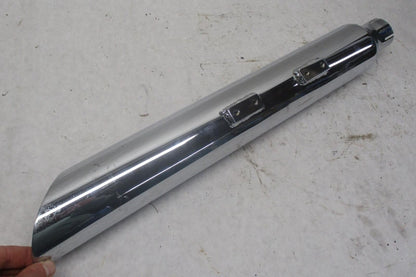 Harley Davidson FLSTF Fat Boy Chrome Rush Exhaust Muffler Slash Cut