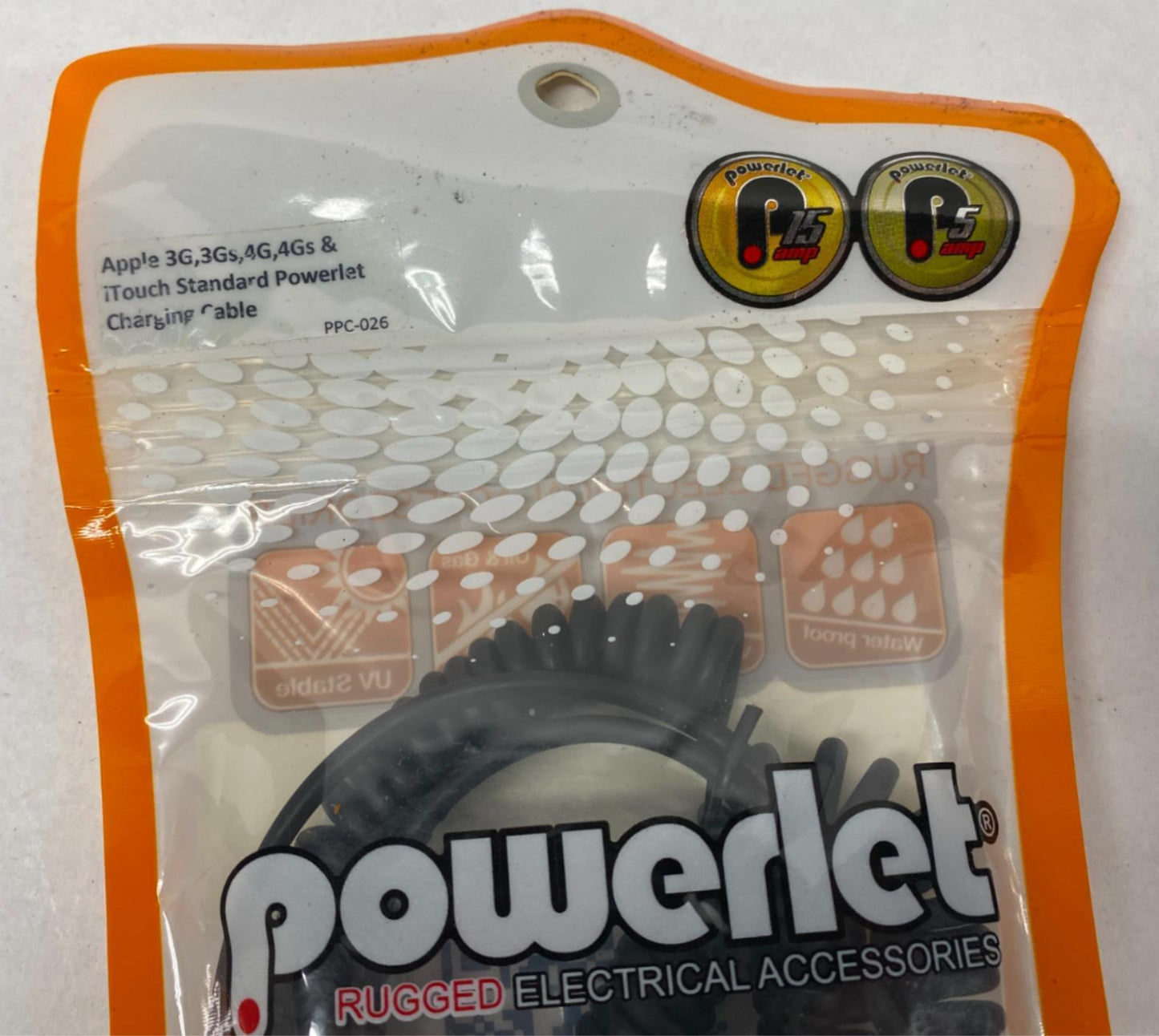 Powerlet Apple 3G, 3Gs, 4G, 4Gs, iTouch Charging Cable PPL-026