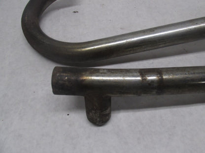 Pair of Vintage Moto Guzzi Motorcycle Exhaust Header Pipes