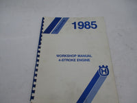 Husqvarna OEM Factory 1985 4-Stroke Engine Workshop Manual Book