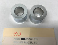 Wimmer Chrome Spacers W01-155 .913 Harley Chrome