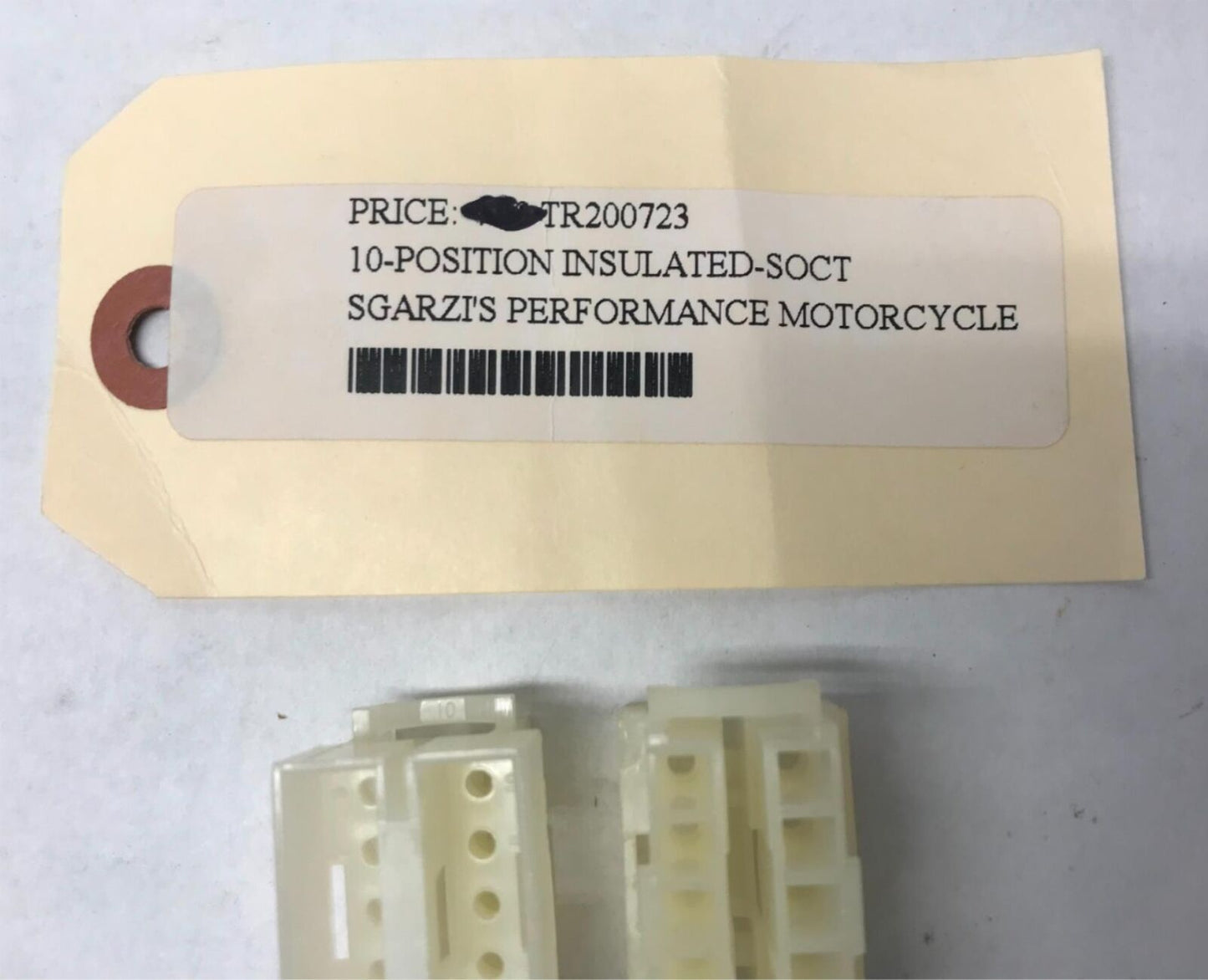 Lot (2) Harley 10 Position Insulated Sockets Connectors TR 200723