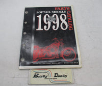 Harley Davidson Official Factory 1998 Softail Parts Catalog 99455-98A