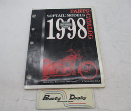 Harley Davidson Official Factory 1998 Softail Parts Catalog 99455-98A