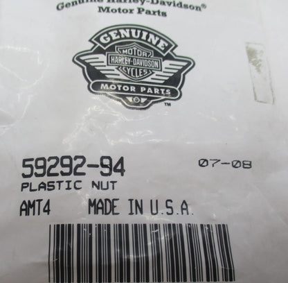 Pack of 4 Harley Davidson Genuine NOS Plastic Nuts 59292-94