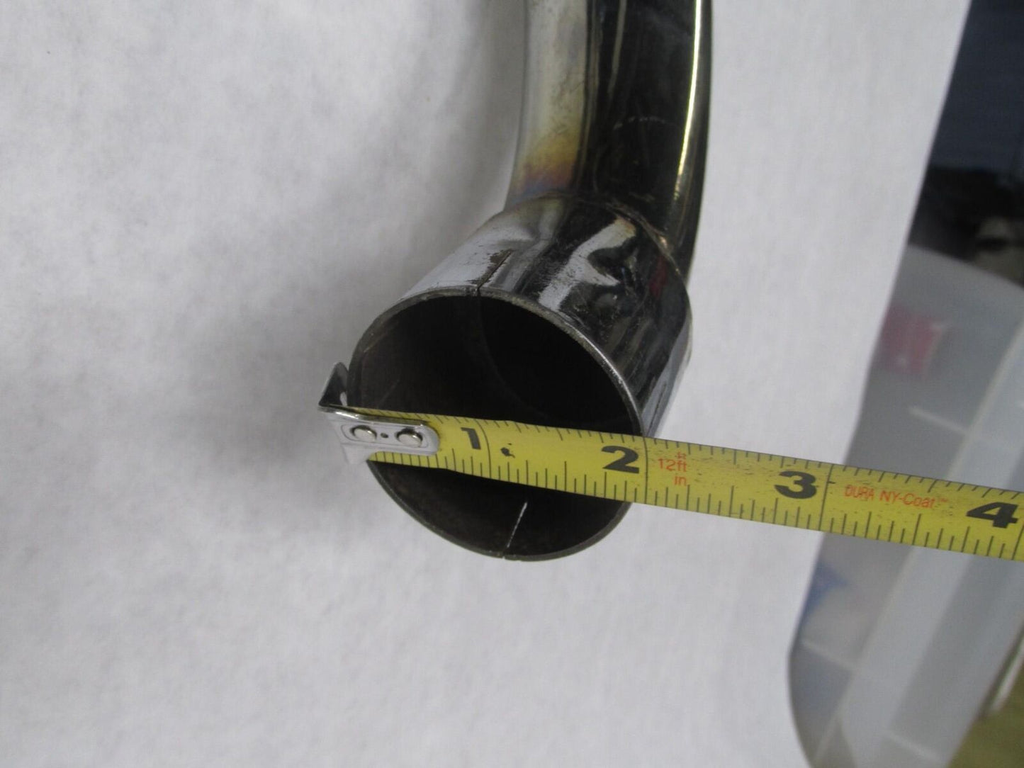 Vintage Motorcycle Scrambler Header Exhaust Pipe AHRMA Triumph CZ Maico Greeves