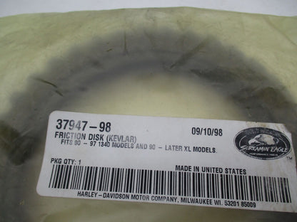 Harley Genuine NOS Screamin' Eagle Evo 90-97 XL '91 Friction Discs 37947-98