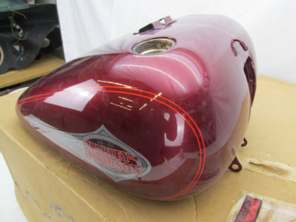 Harley Davidson Genuine NOS Softail FLST FXST Burgundy Gas Tank 62180-00BUR