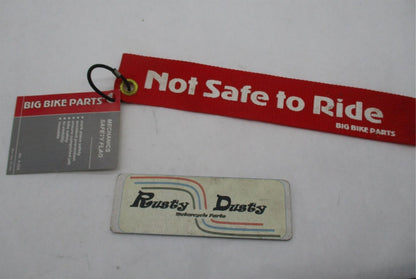 Big Bike Parts Not Safe to Ride Mechanics Safety Flag 4-255