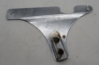 Harley Davidson FX Chrome Left Back Rest Sissy Bar Side Mounting Plate