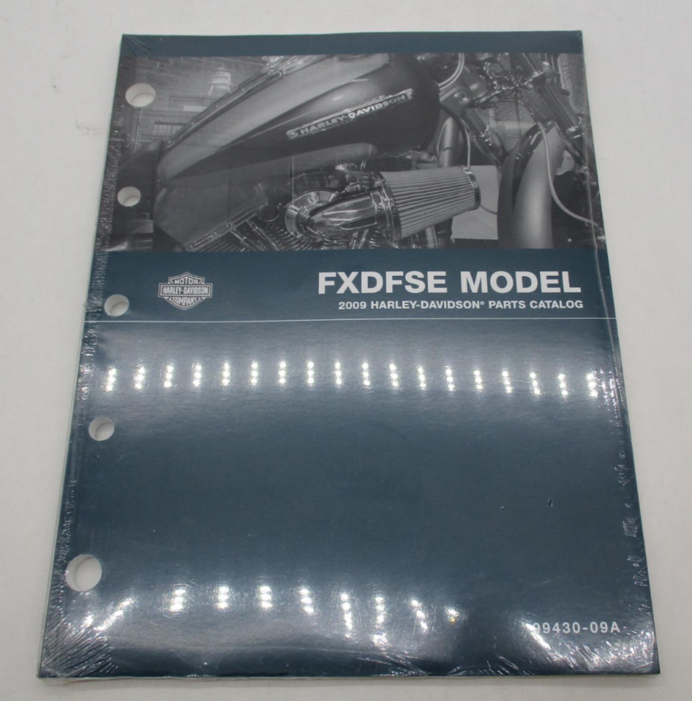 Harley Davidson Official Factory 2009 FXDFSE Parts Catalog 99430-09A