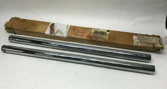 Custom Cycle T1341 41mm Show Chrome Fork Tubes - 32.25in.