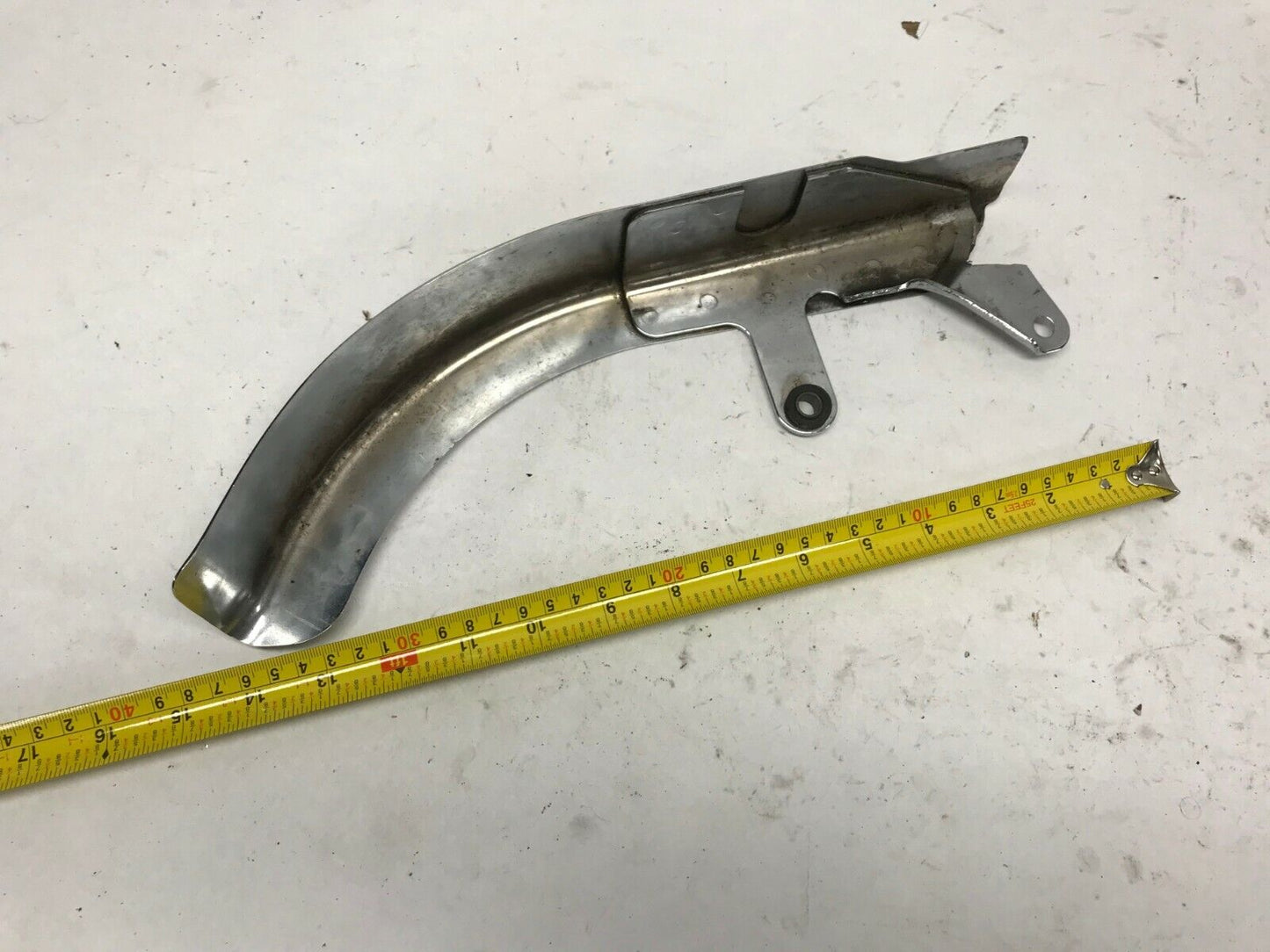 Harley Heritage Softail  Chrome Upper Belt Guard Short Shorty Nice
