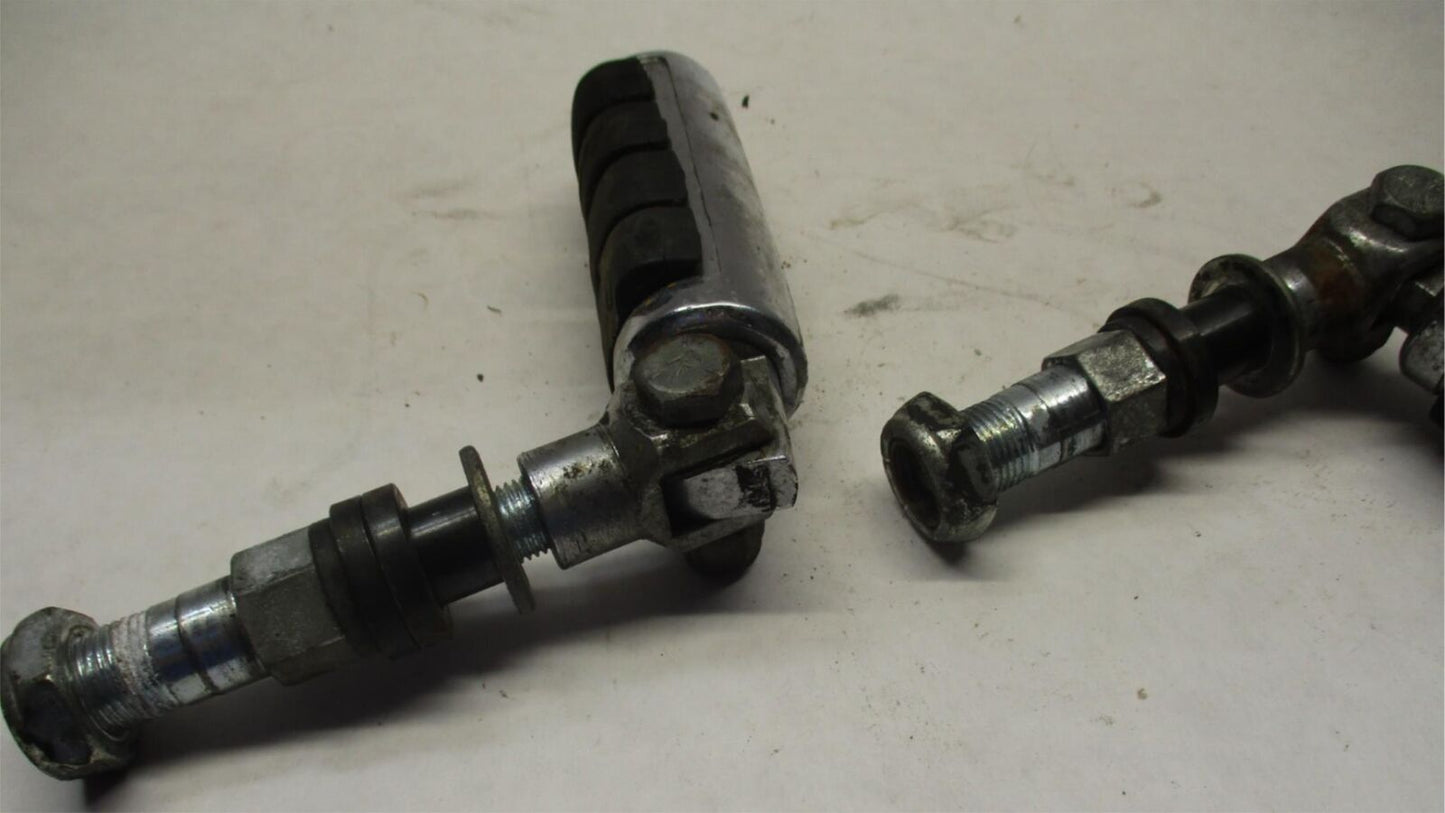 Harley Davidson Ribbed footpegs Highway pegs Rests Mounting Bracket Extensions