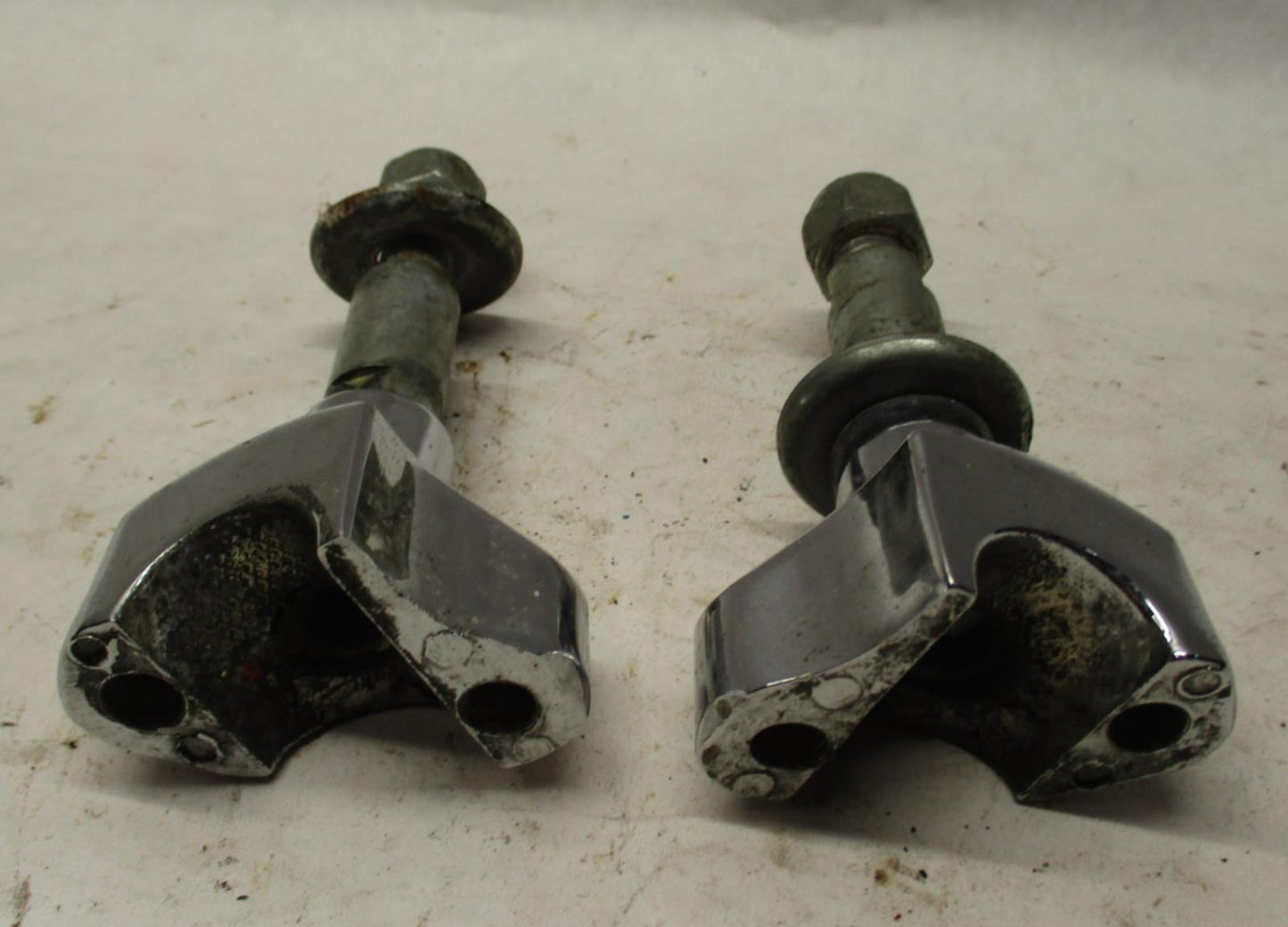 Harley Davidson Chrome Handlebar Bar Risers 2" and Hardware