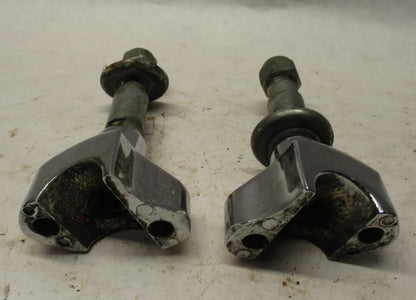 Harley Davidson Chrome Handlebar Bar Risers 2" and Hardware