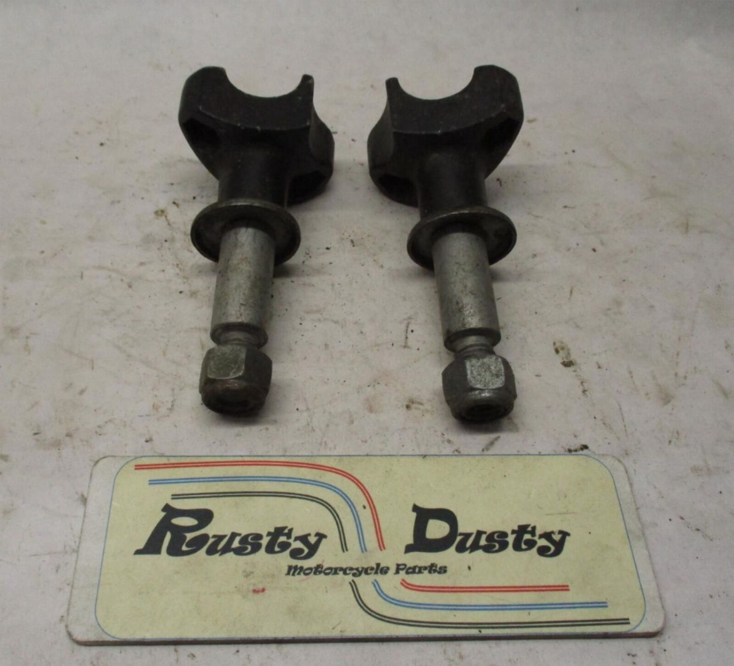 Harley Davidson Black Handlebar Bar Risers 2" Black with Hardware