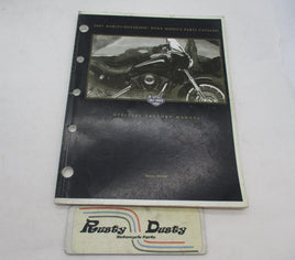 Harley Davidson Official Factory 2001 Dyna Parts Catalog 99439-01