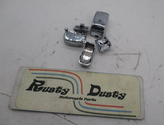 Mixed Lot of 5 Harley Davidson Chrome Handlebar Control Switches Switch Covers