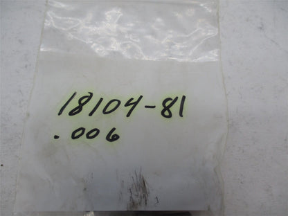 Lot of 2 Harley Davidson Genuine NOS Guide Valve .006 18104-81